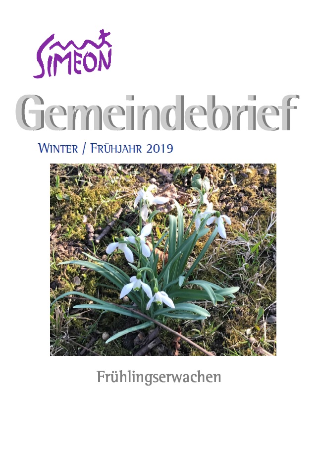 Gemeindebrief Simeon Winter und Frühjahr 2019