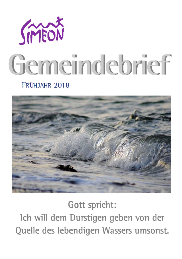 Gemeindebrief Simeon Frühjahr 2018